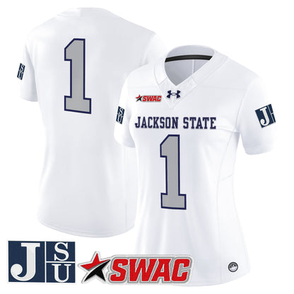 Women's Jackson State Tigers 2026 Vapor Limited Jersey - All Stitched