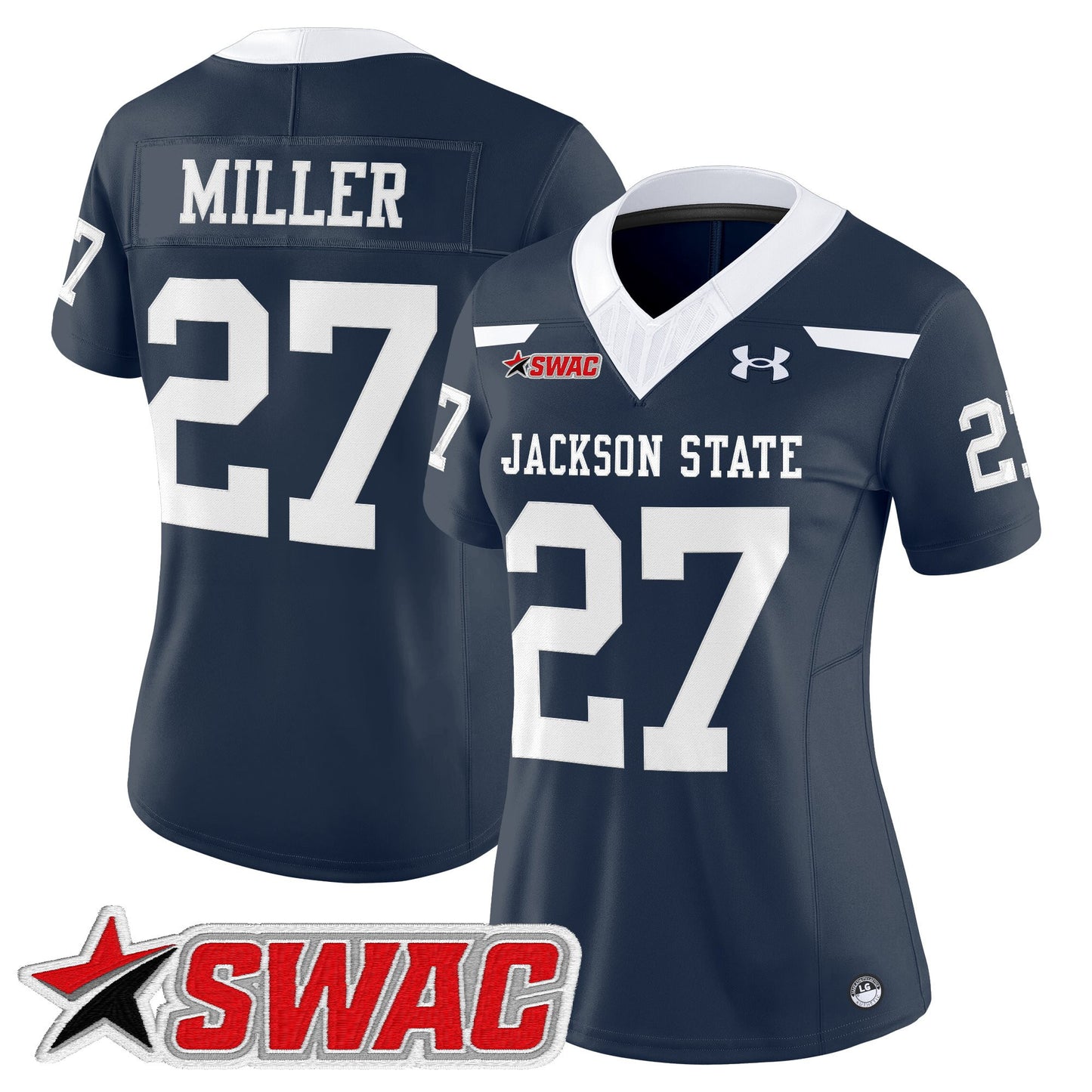 Women's Jackson State Tigers 2026 Vapor Limited Jersey - All Stitched