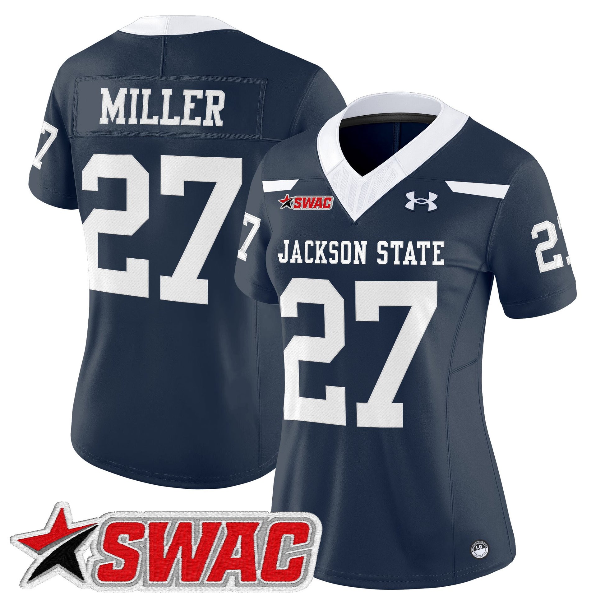 Women's Jackson State Tigers 2026 Vapor Limited Jersey - All Stitched
