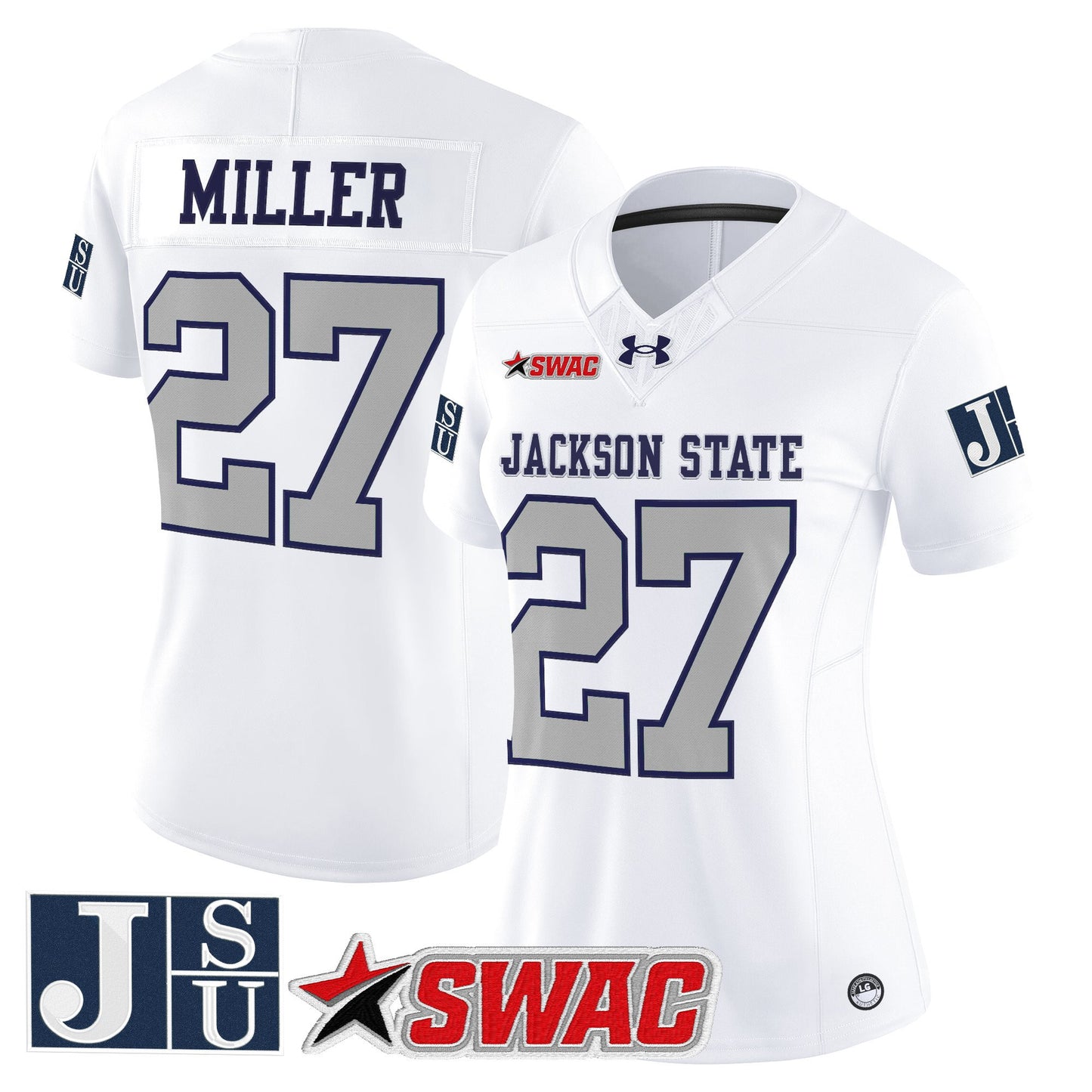 Women's Jackson State Tigers 2026 Vapor Limited Jersey - All Stitched