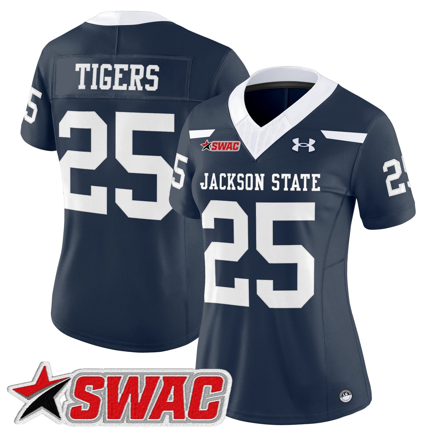 Women's Jackson State Tigers 2026 Vapor Limited Jersey - All Stitched