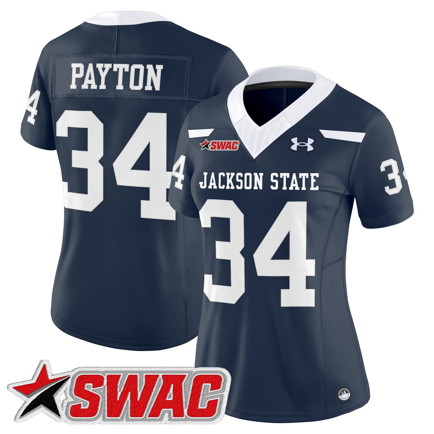 Women's Jackson State Tigers 2026 Vapor Limited Jersey - All Stitched