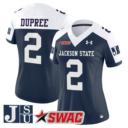Women's Jackson State Tigers 2026 Vapor Limited Jersey - All Stitched