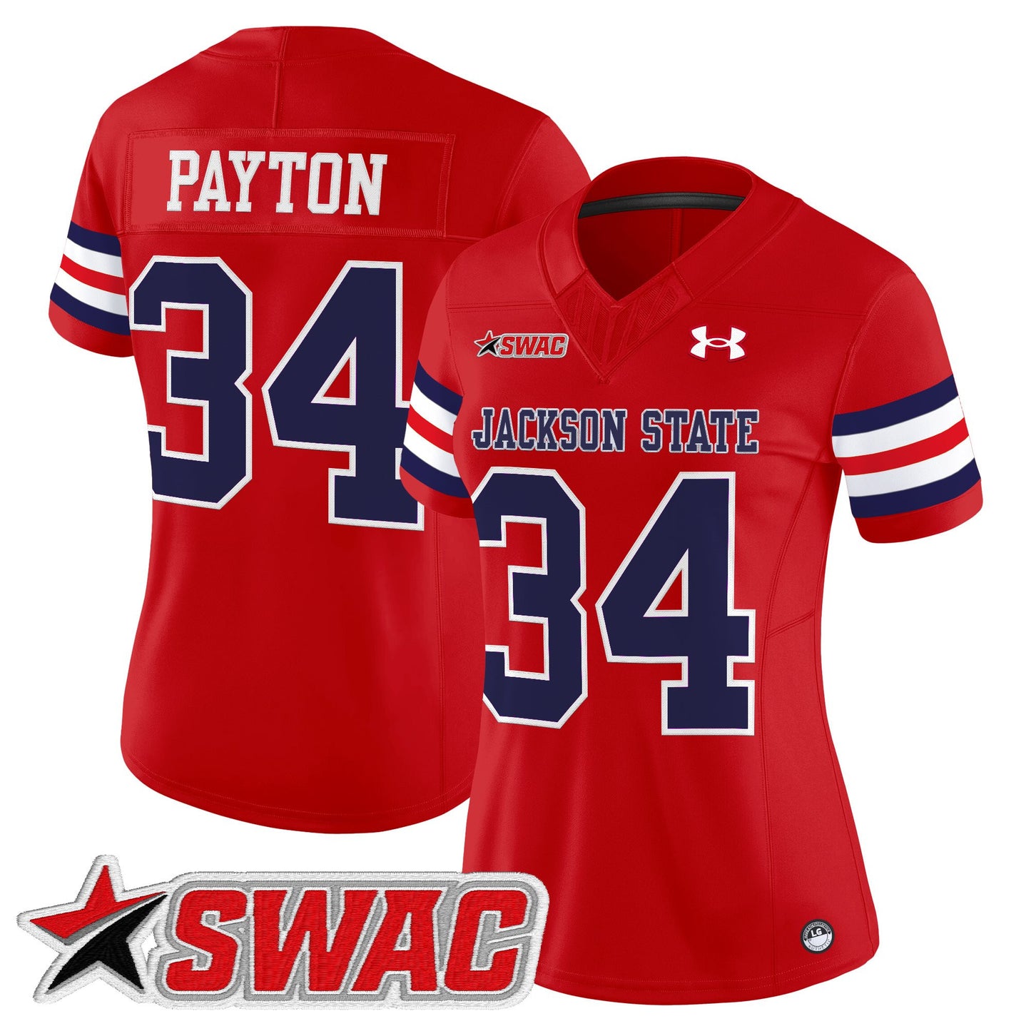 Women's Jackson State Tigers 2026 Vapor Limited Jersey - All Stitched
