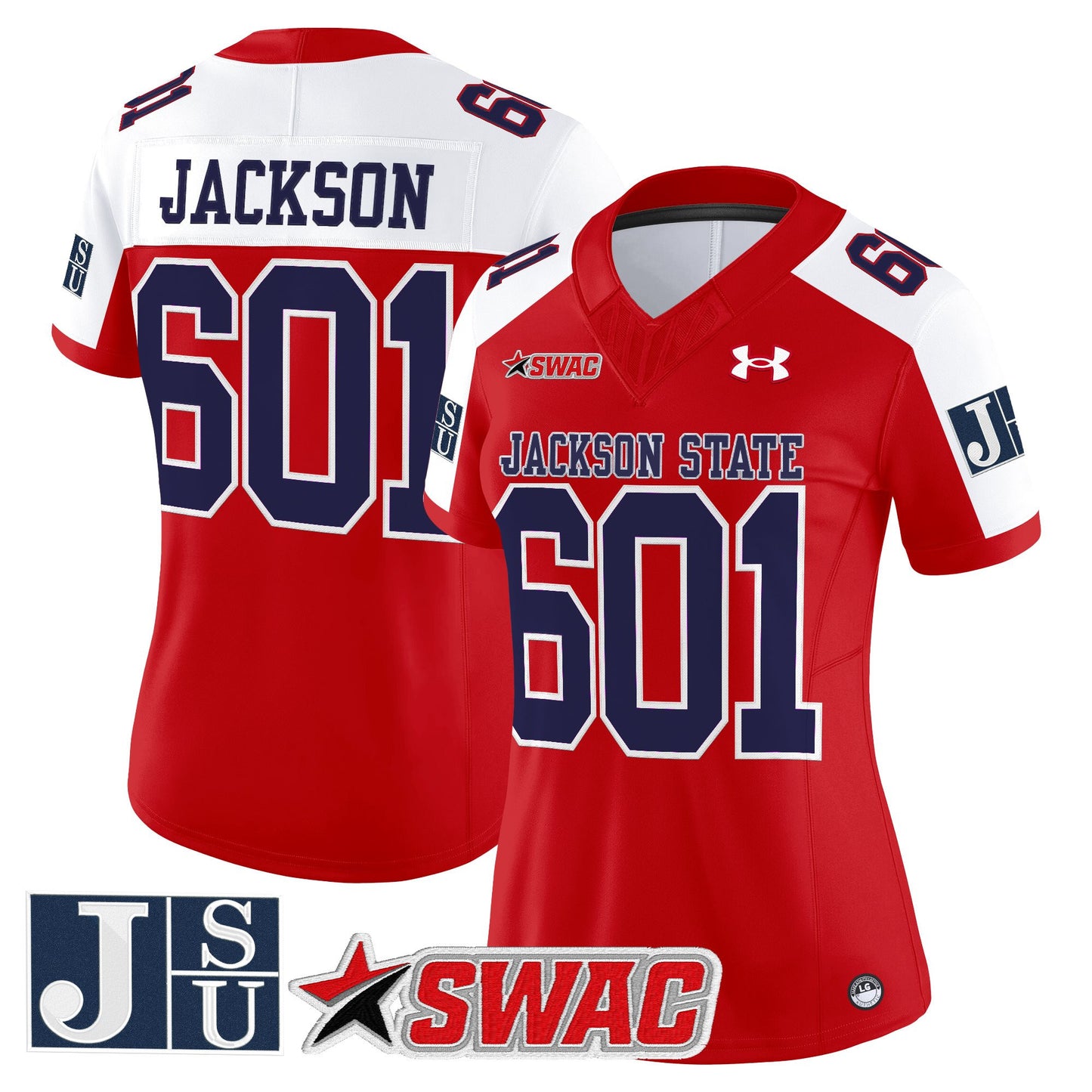 Women's Jackson State Tigers 2026 Vapor Limited Jersey - All Stitched