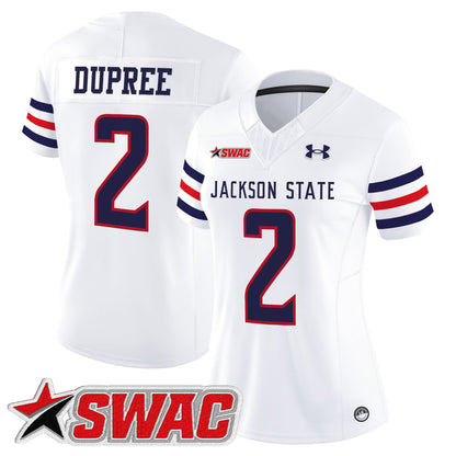 Women's Jackson State Tigers 2026 Vapor Limited Jersey - All Stitched