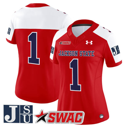 Women's Jackson State Tigers 2026 Vapor Limited Jersey - All Stitched