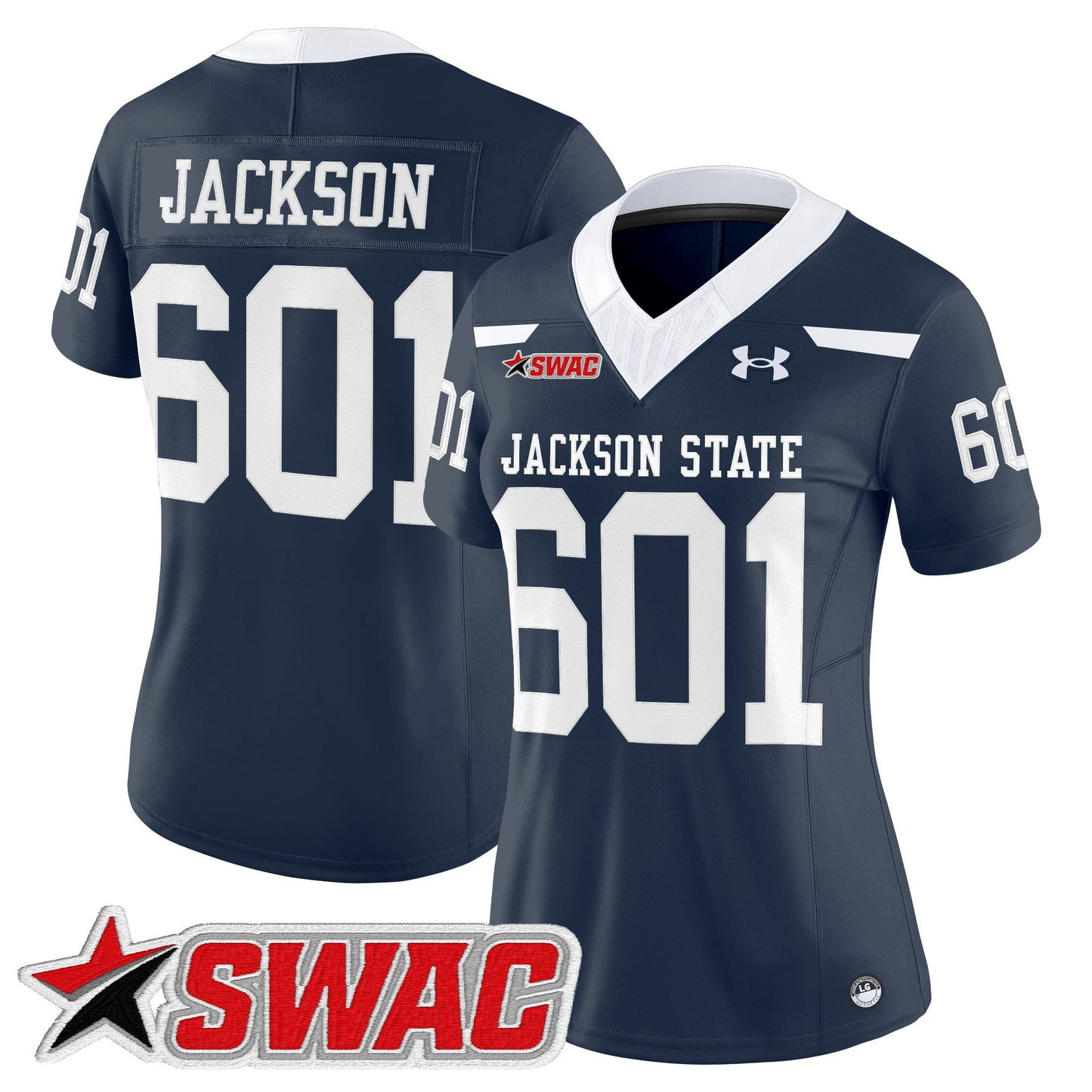 Women's Jackson State Tigers 2026 Vapor Limited Jersey - All Stitched