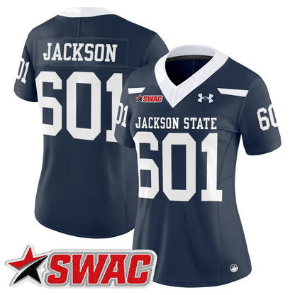 Women's Jackson State Tigers 2026 Vapor Limited Jersey - All Stitched