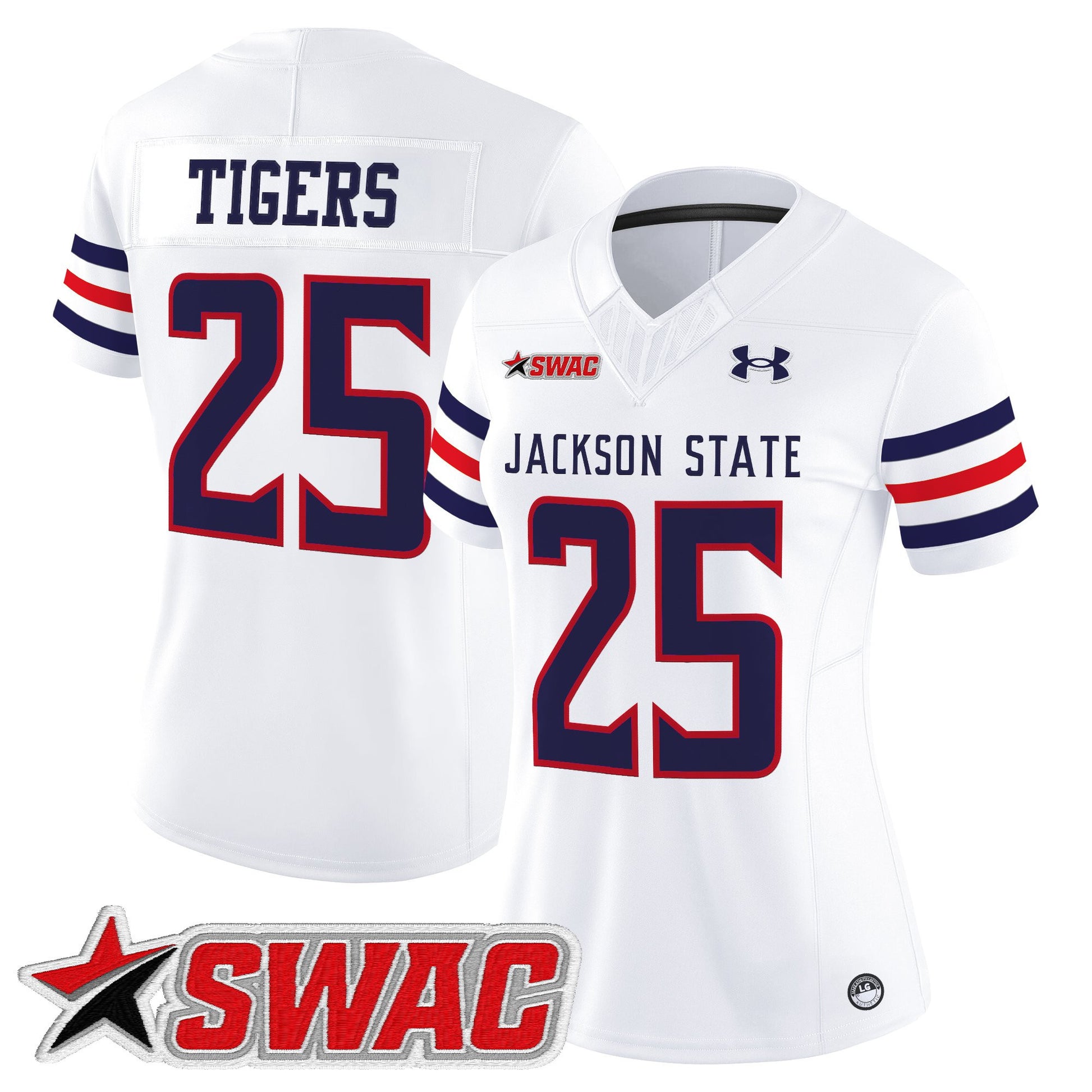 Women's Jackson State Tigers 2026 Vapor Limited Jersey - All Stitched