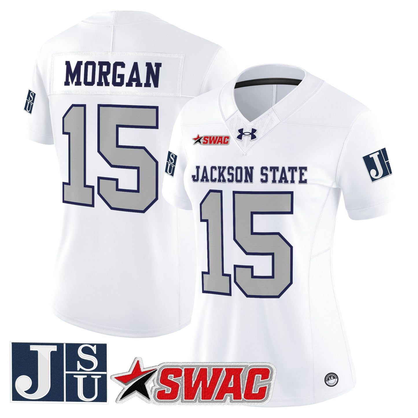 Women's Jackson State Tigers 2026 Vapor Limited Jersey - All Stitched
