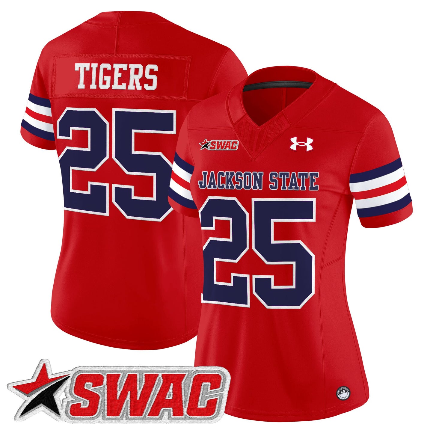 Women's Jackson State Tigers 2026 Vapor Limited Jersey - All Stitched