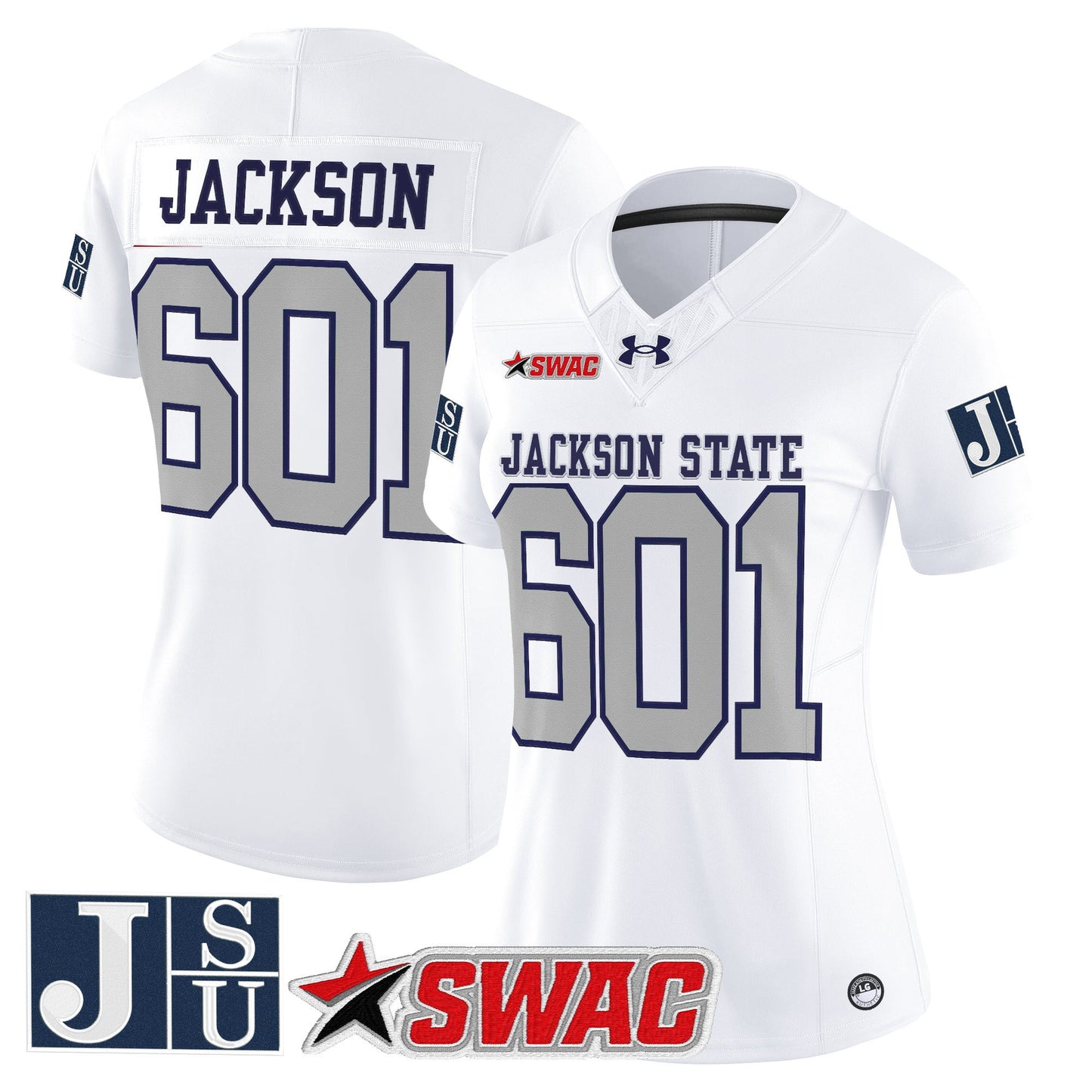 Women's Jackson State Tigers 2026 Vapor Limited Jersey - All Stitched