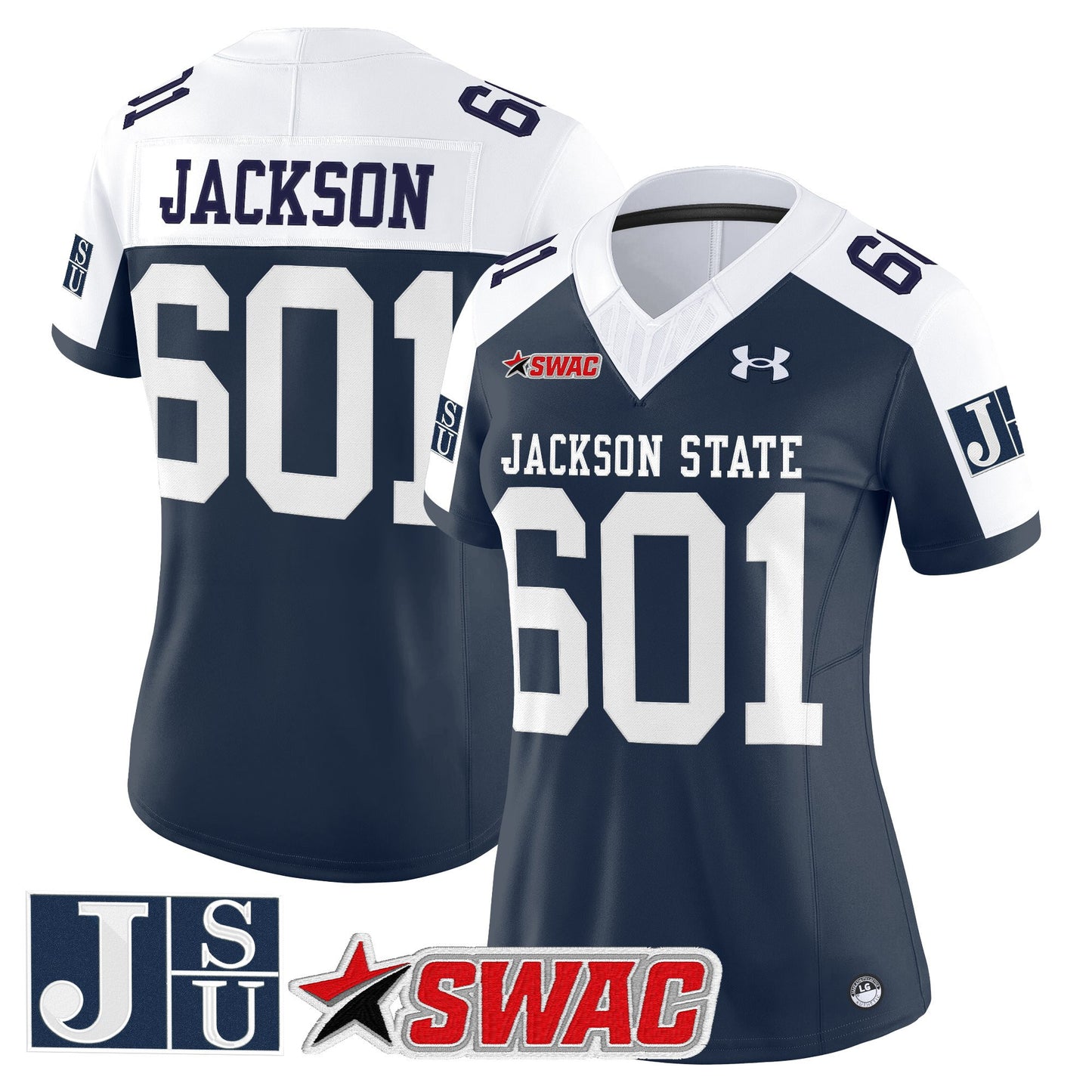 Women's Jackson State Tigers 2026 Vapor Limited Jersey - All Stitched