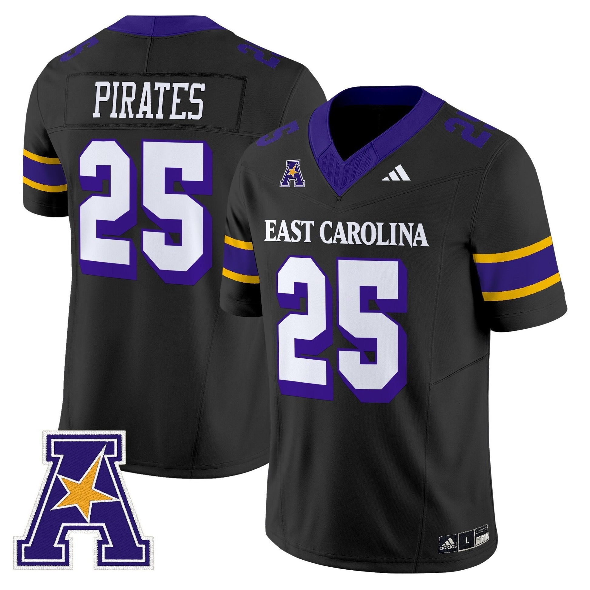 Men's East Carolina Pirates 2025 Vapor Limited Jersey - All Stitched