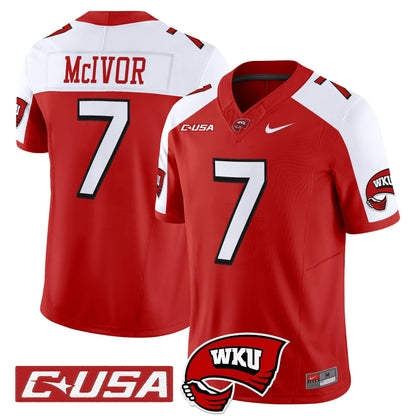 Men's Western Kentucky Hilltoppers 2025 Vapor Limited Jersey - All Stitched