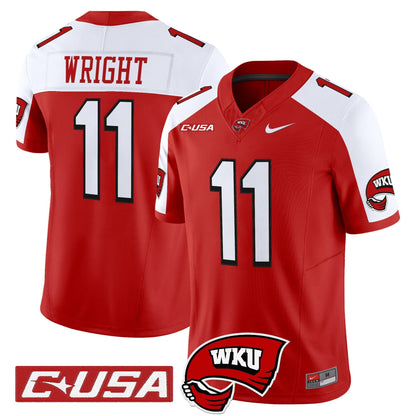 Men's Western Kentucky Hilltoppers 2025 Vapor Limited Jersey - All Stitched