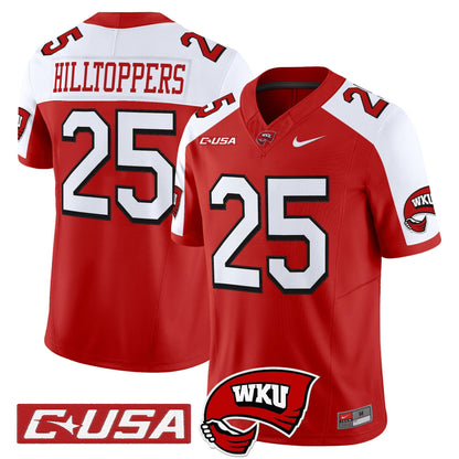 Men's Western Kentucky Hilltoppers 2025 Vapor Limited Jersey - All Stitched