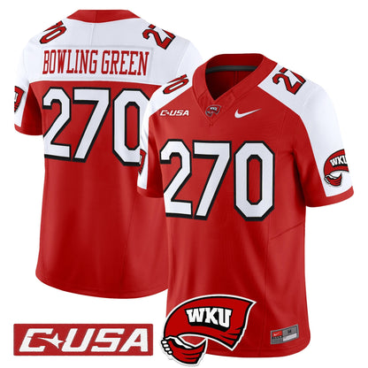 Men's Western Kentucky Hilltoppers 2025 Vapor Limited Jersey - All Stitched