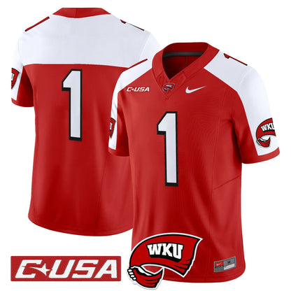 Men's Western Kentucky Hilltoppers 2025 Vapor Limited Jersey - All Stitched