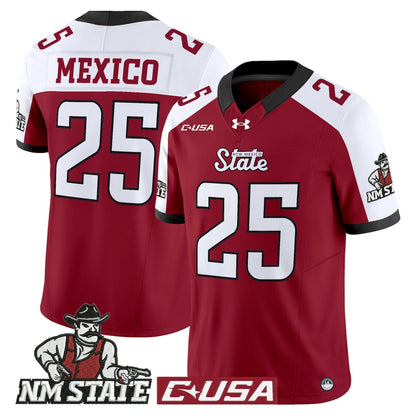 Men's New Mexico State Aggies 2025 Vapor Limited Jersey - All Stitched