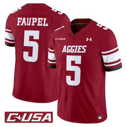 Men's New Mexico State Aggies 2025 Vapor Limited Jersey - All Stitched