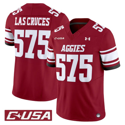 Men's New Mexico State Aggies 2025 Vapor Limited Jersey - All Stitched