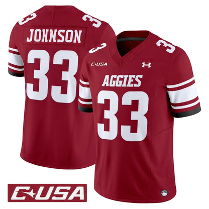 Men's New Mexico State Aggies 2025 Vapor Limited Jersey - All Stitched