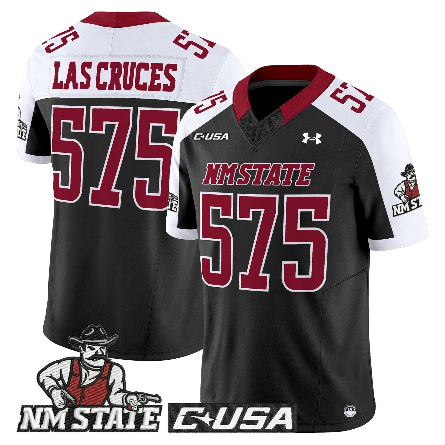 Men's New Mexico State Aggies 2025 Vapor Limited Jersey - All Stitched