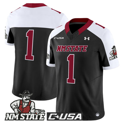 Men's New Mexico State Aggies 2025 Vapor Limited Jersey - All Stitched
