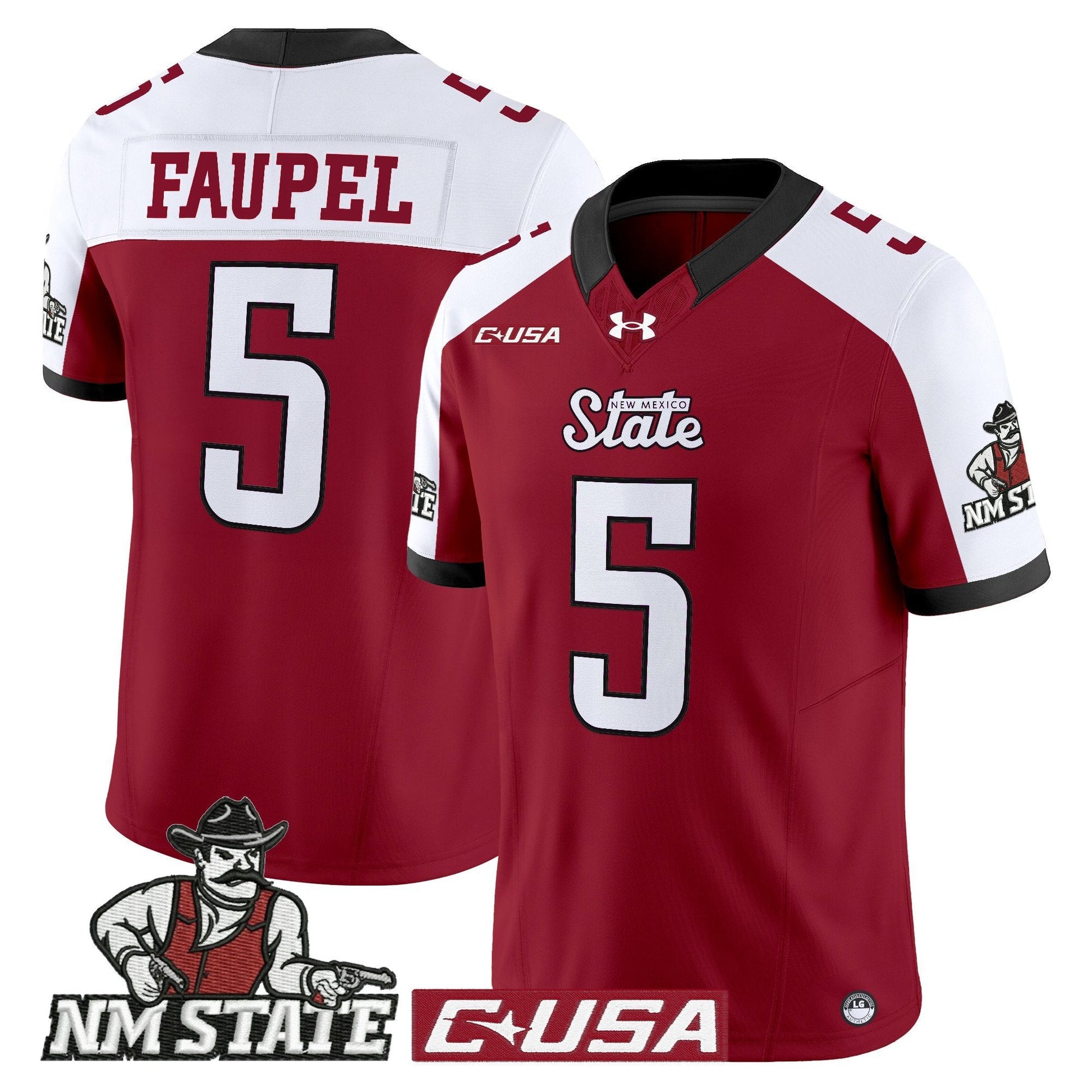 Men's New Mexico State Aggies 2025 Vapor Limited Jersey - All Stitched