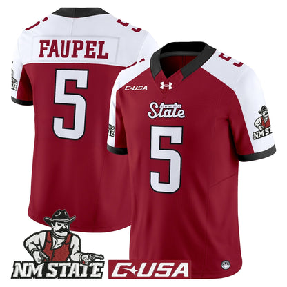 Men's New Mexico State Aggies 2025 Vapor Limited Jersey - All Stitched