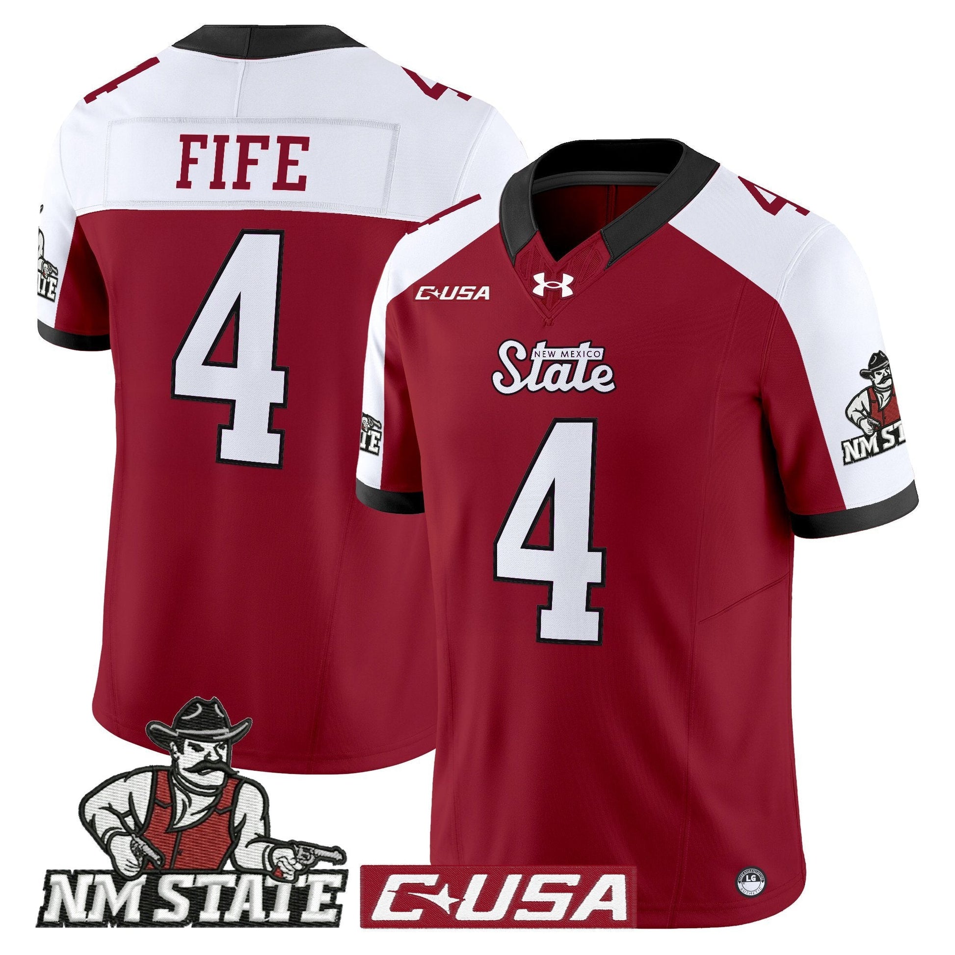 Men's New Mexico State Aggies 2025 Vapor Limited Jersey - All Stitched