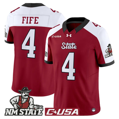 Men's New Mexico State Aggies 2025 Vapor Limited Jersey - All Stitched