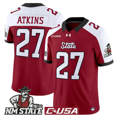 Men's New Mexico State Aggies 2025 Vapor Limited Jersey - All Stitched