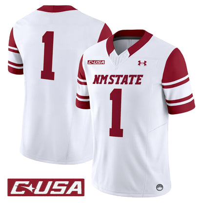 Men's New Mexico State Aggies 2025 Vapor Limited Jersey - All Stitched