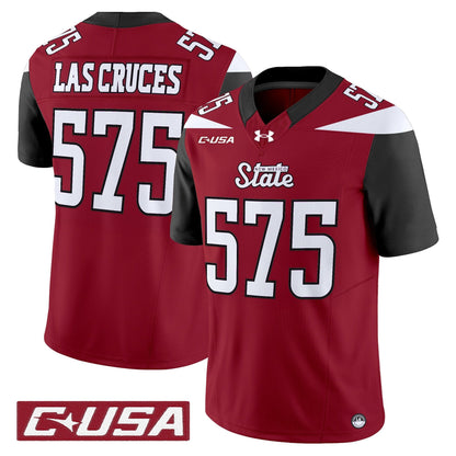 Men's New Mexico State Aggies 2025 Vapor Limited Jersey - All Stitched