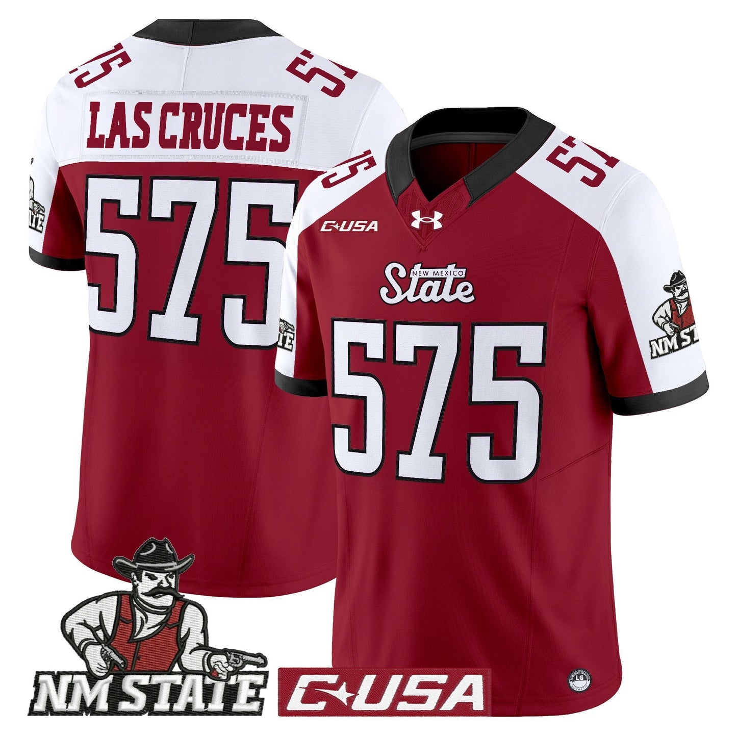 Men's New Mexico State Aggies 2025 Vapor Limited Jersey - All Stitched