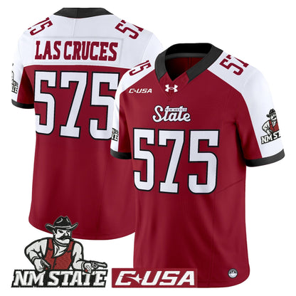 Men's New Mexico State Aggies 2025 Vapor Limited Jersey - All Stitched