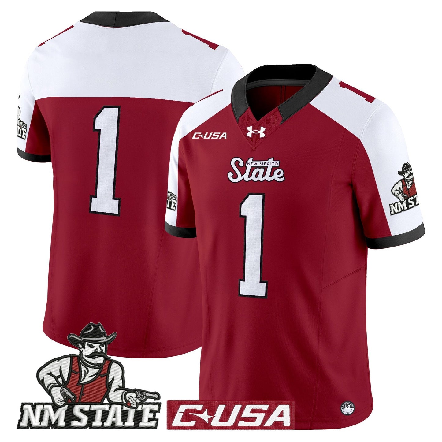 Men's New Mexico State Aggies 2025 Vapor Limited Jersey - All Stitched