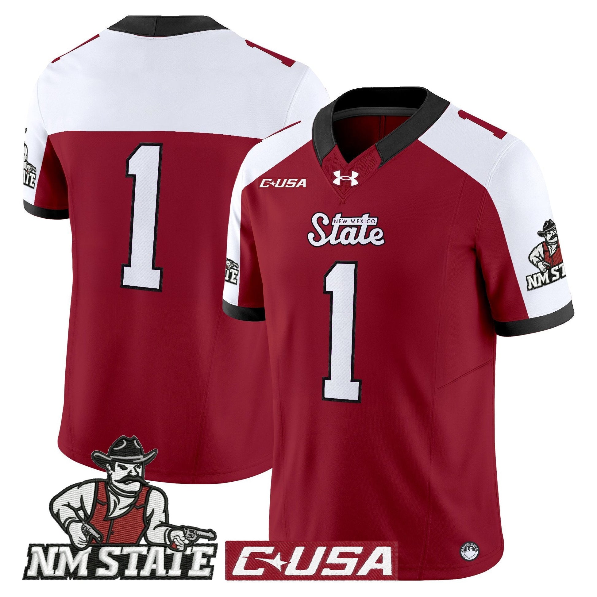 Men's New Mexico State Aggies 2025 Vapor Limited Jersey - All Stitched