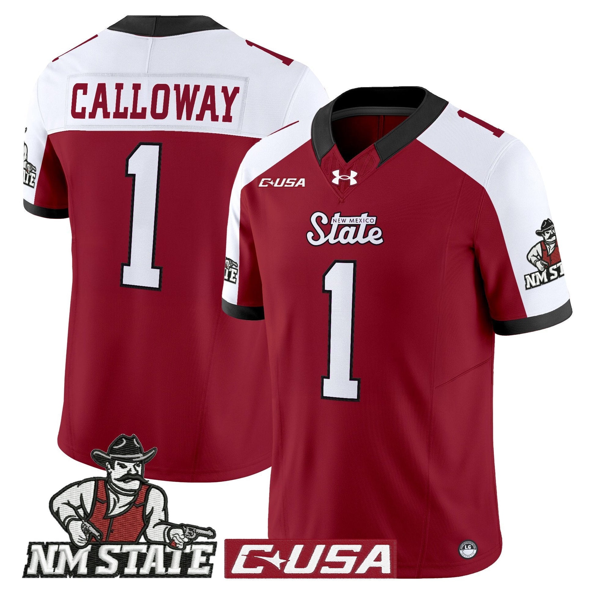 Men's New Mexico State Aggies 2025 Vapor Limited Jersey - All Stitched