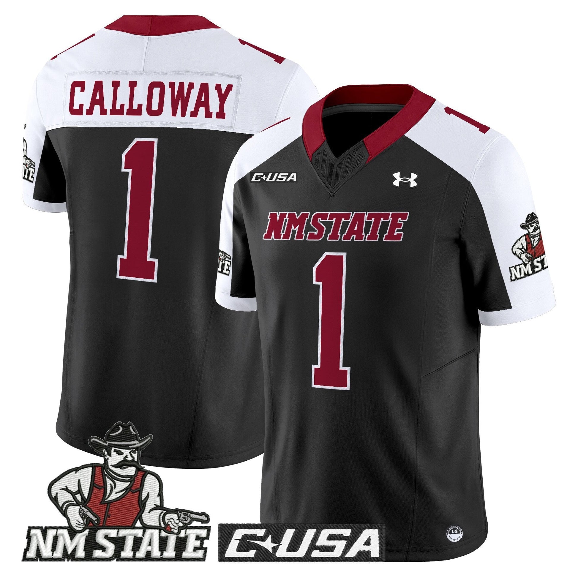 Men's New Mexico State Aggies 2025 Vapor Limited Jersey - All Stitched