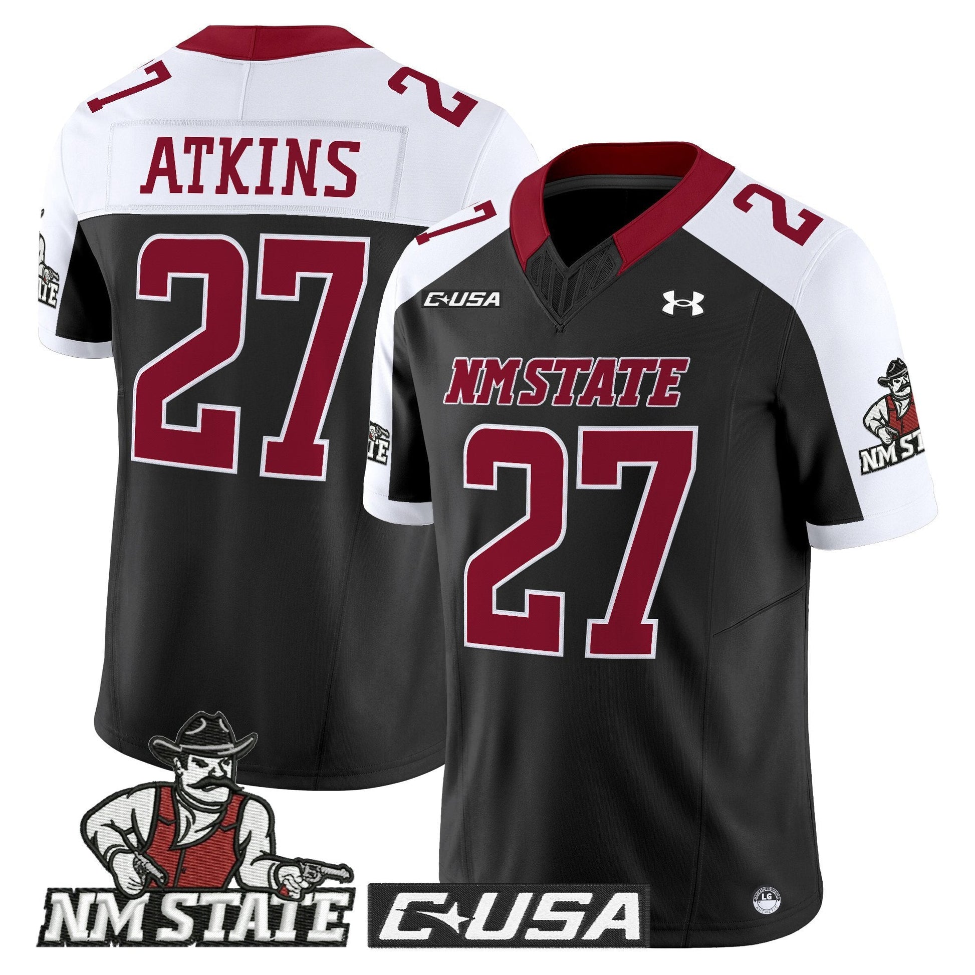 Men's New Mexico State Aggies 2025 Vapor Limited Jersey - All Stitched