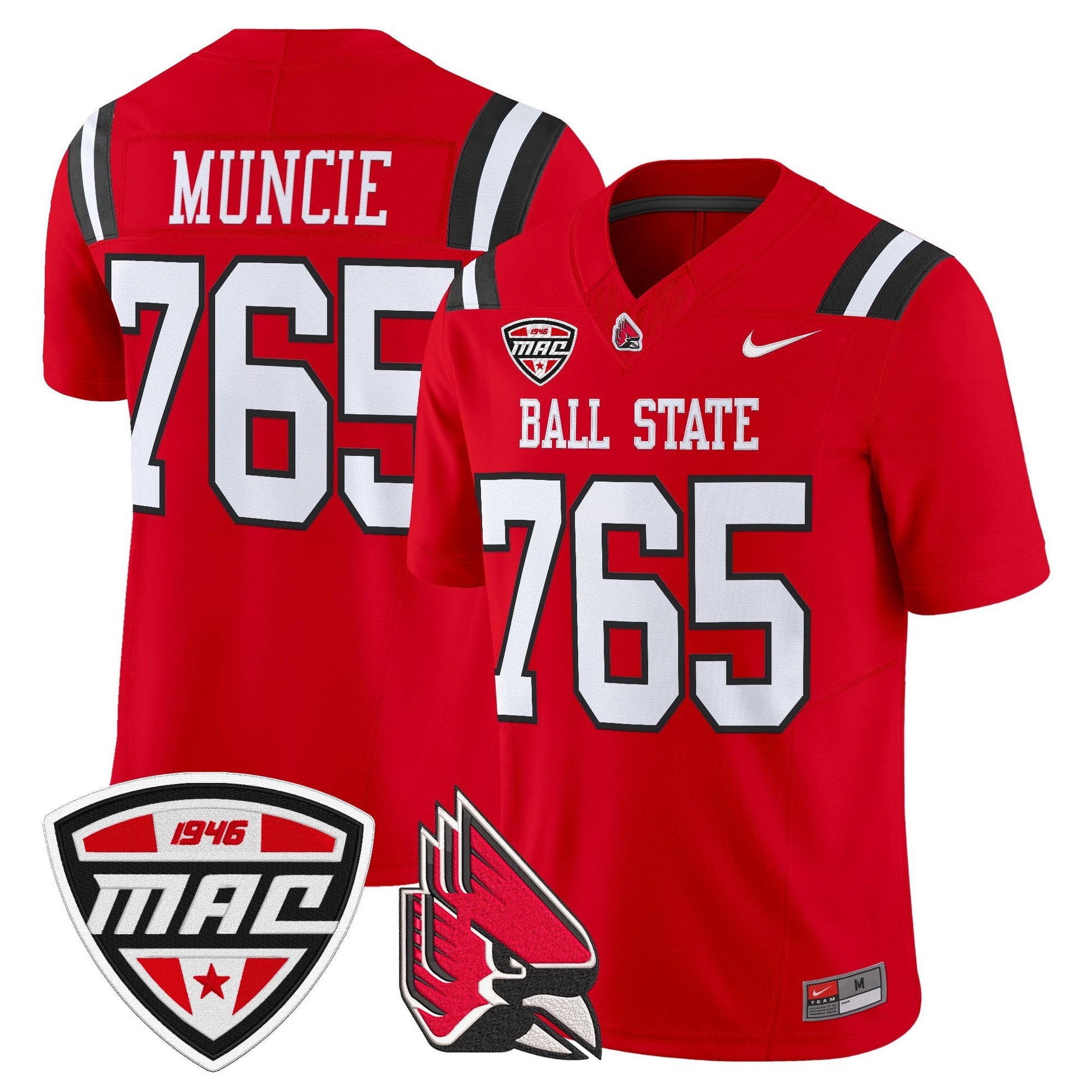 Men's Ball State Cardinals 2025 Vapor Limited Jersey - All Stitched