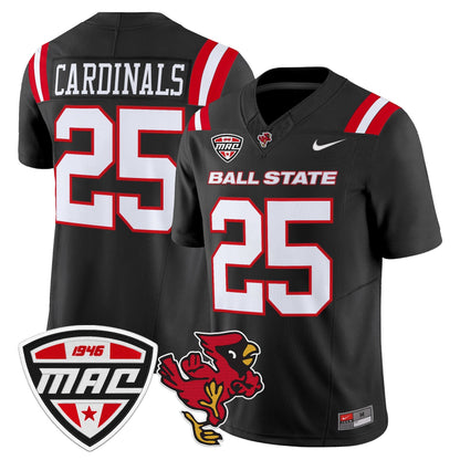 Men's Ball State Cardinals 2025 Vapor Limited Jersey - All Stitched