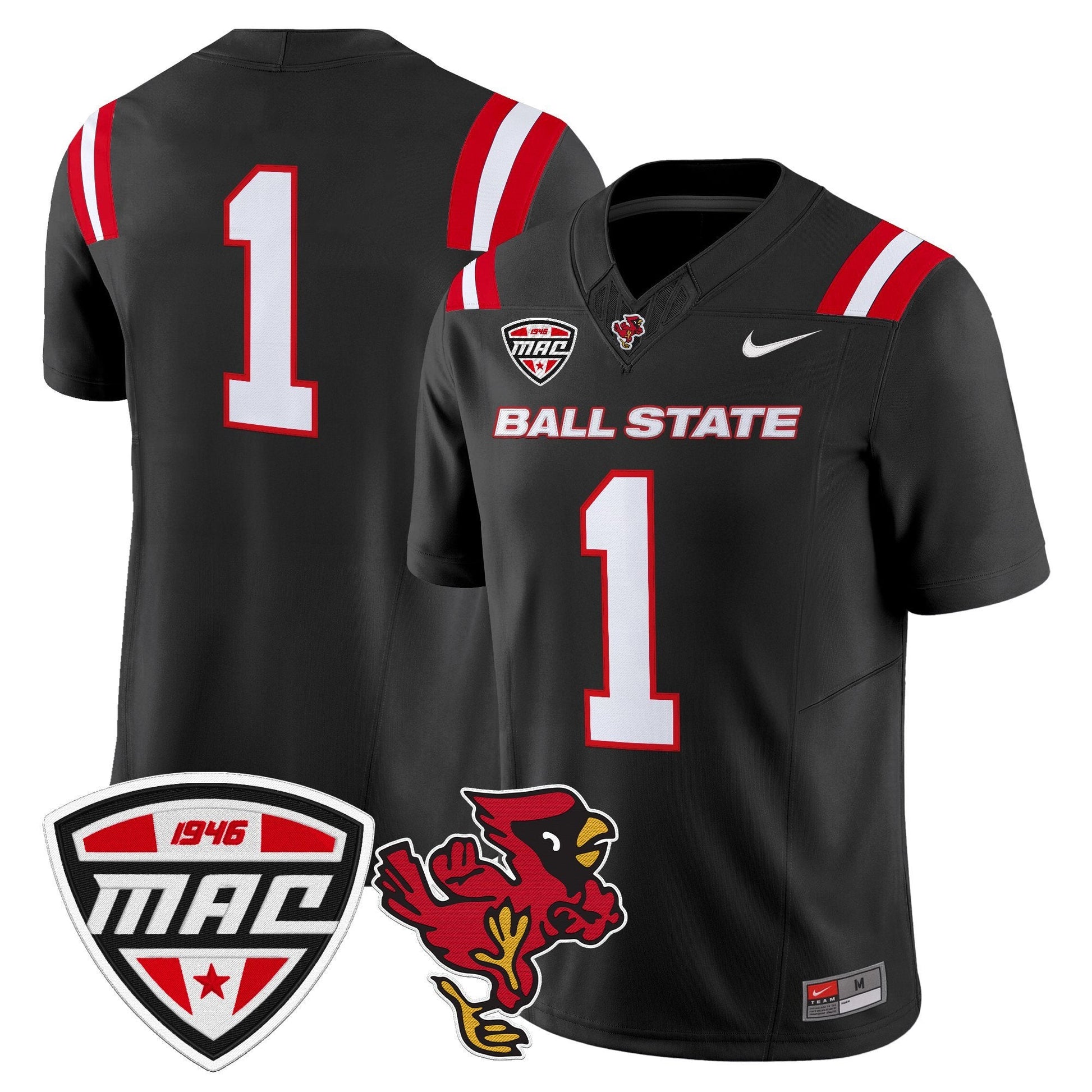 Men's Ball State Cardinals 2025 Vapor Limited Jersey - All Stitched