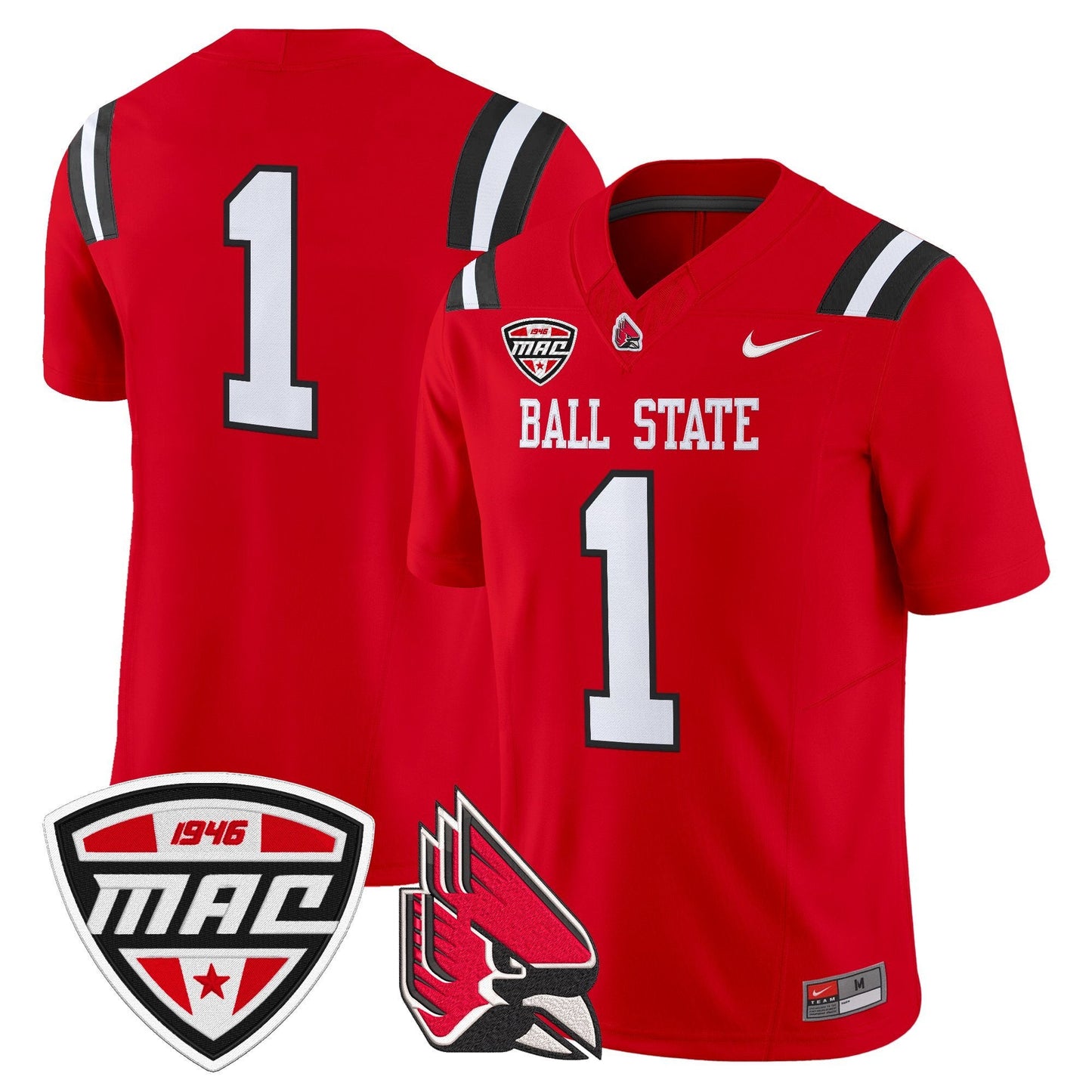 Men's Ball State Cardinals 2025 Vapor Limited Jersey - All Stitched