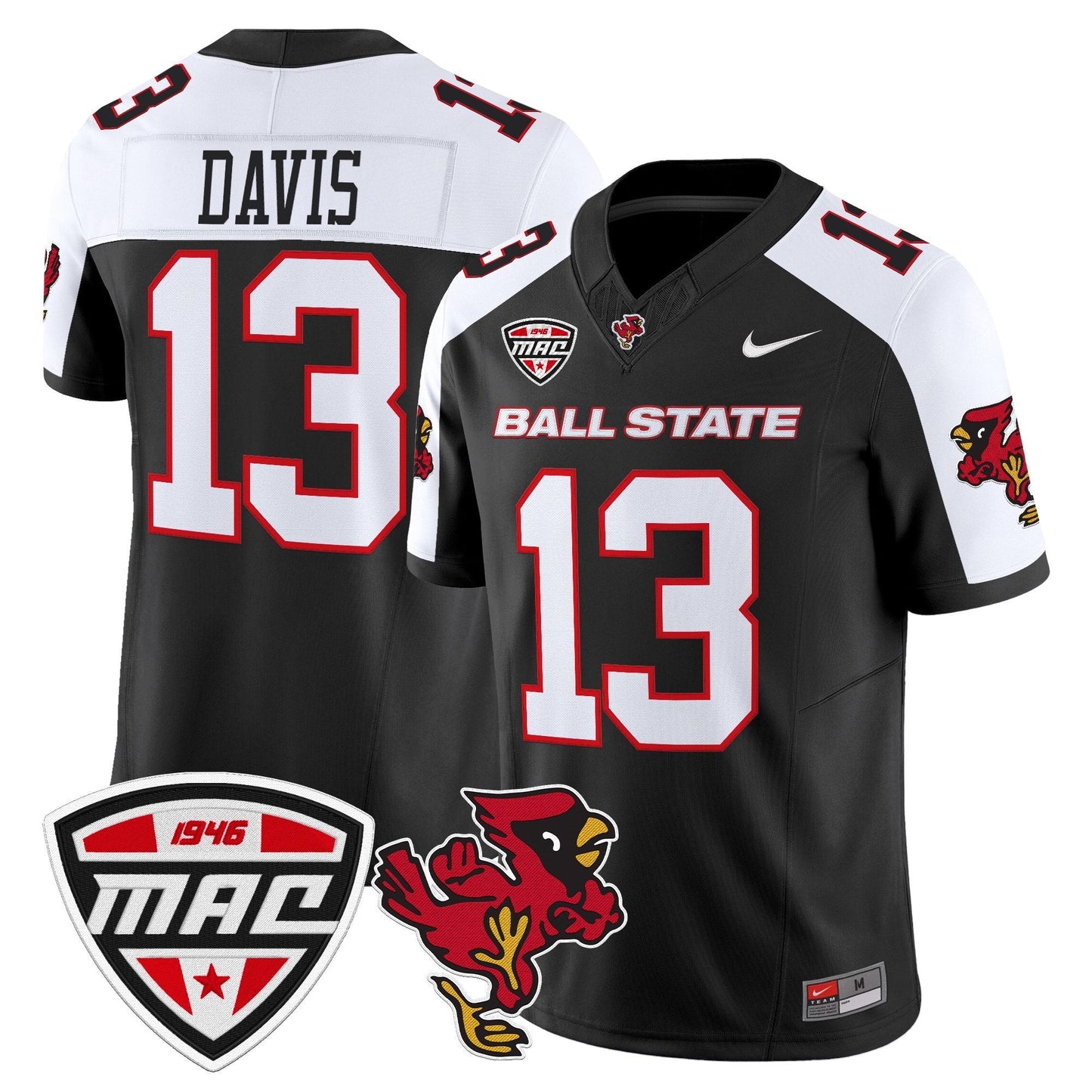 Men's Ball State Cardinals 2025 Vapor Limited Jersey - All Stitched