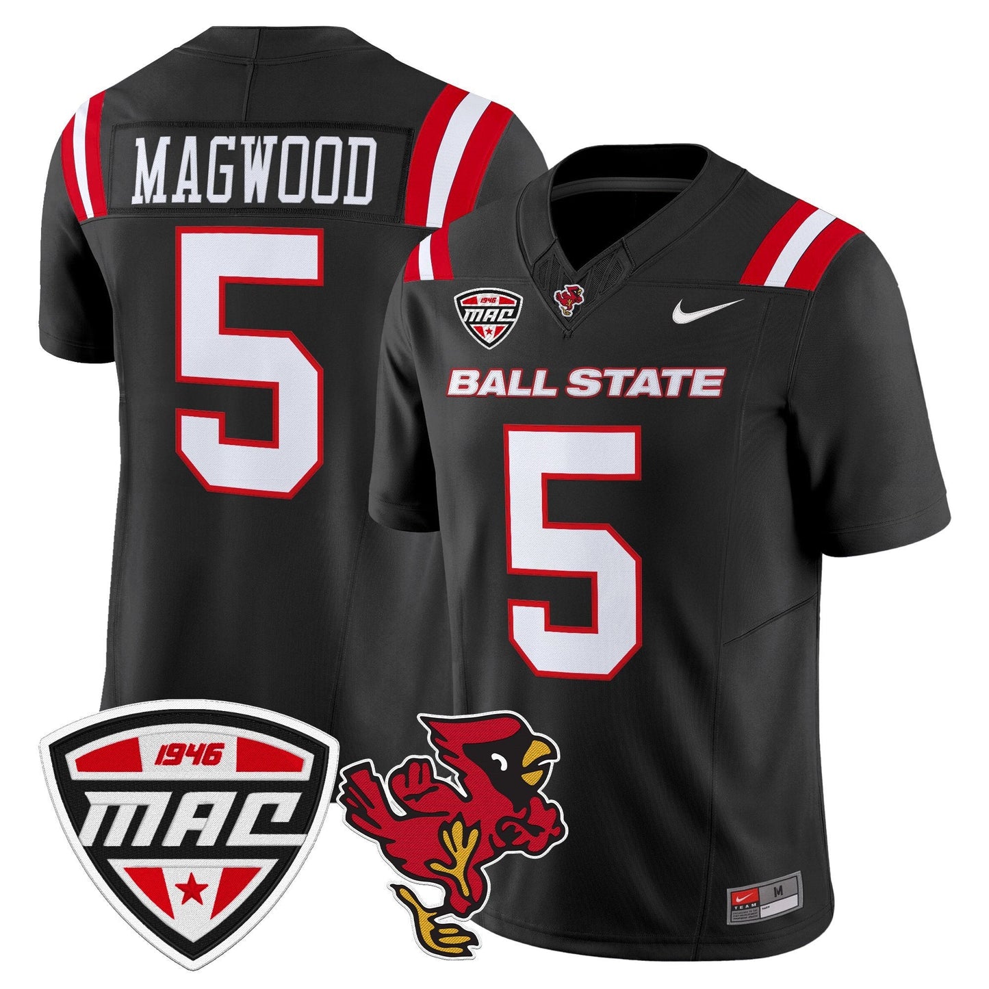Men's Ball State Cardinals 2025 Vapor Limited Jersey - All Stitched